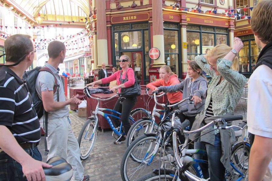 Secret London Tour by Bike - Riding across Tower Bridge