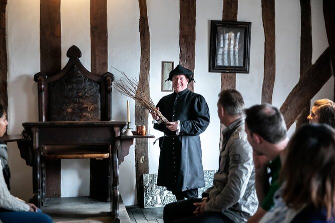 Shakespeare's Schoolroom & Guildhall Entry Ticket and Tour - Quill, ink, Tudor games, and a costume selfie