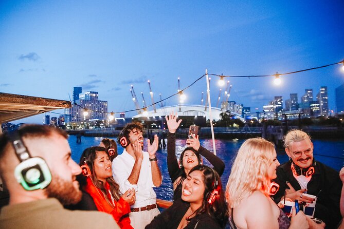 Silent Disco London Thames Boat Party - Greenwich and the O2 arena: a slower Thames cruise