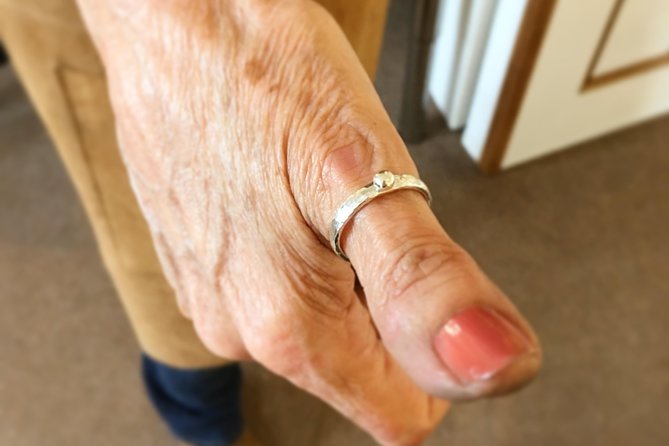 Silver Ring Workshop in Kent, England - Soldering the Join