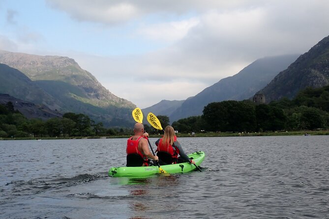 Snowdon Kayak Adventure on Llyn Padarn - Dolbadarn Castle and the old industrial shoreline