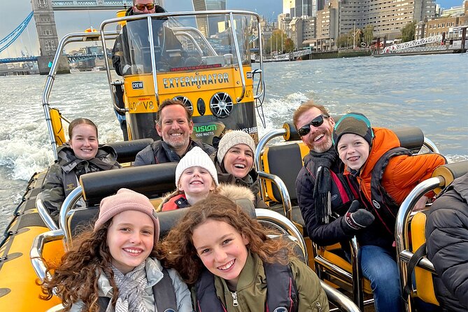 Speedboat Cruise Tour: Embankment OR Westminster Pier -70 minutes - Tower Bridge, HMS Belfast, and the historic river
