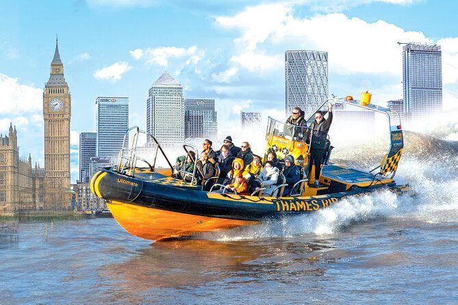 Speedboat Sightseeing: Embankment OR Westminster Pier -45 Minutes - The opening stretch: London from the river