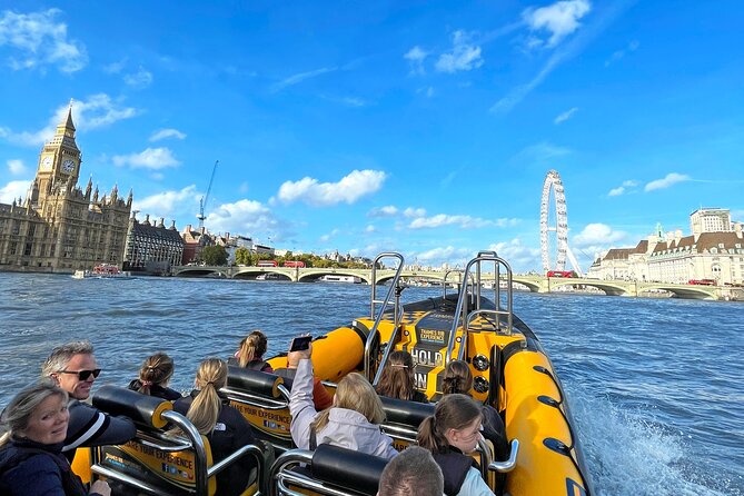 Speedboat Sightseeing: Embankment OR Westminster Pier -45 Minutes - What the small group adds