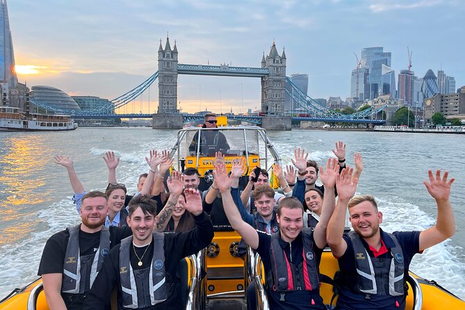Speedboat 'Tower RIB Blast' from Tower Millennium Pier - 20 minutes - Tower Bridge from below