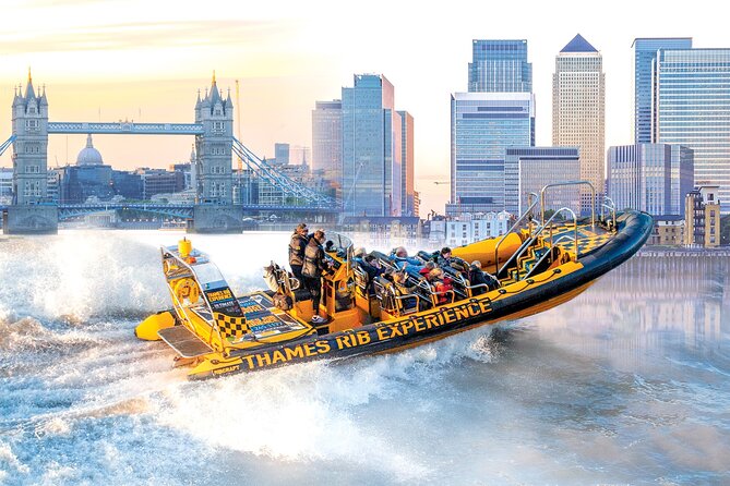 Speedboat 'Tower RIB Blast' from Tower Millennium Pier - 20 minutes - Tower of London and the riverside beginning