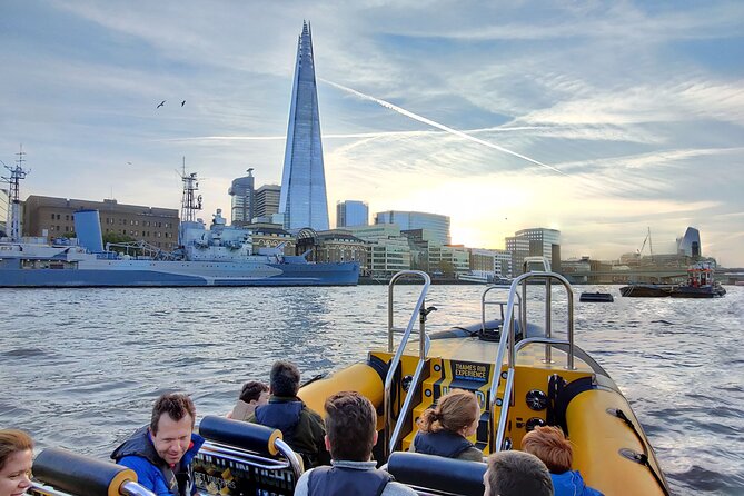 Speedboat 'Ultimate Tower Blast' from Tower Millennium Pier - 40 minutes - Passing beneath Tower Bridge
