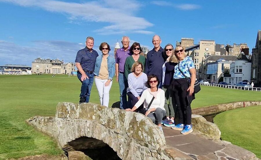 St Andrews: Golf Origins and Old Course History Tour - Swilcan Bridge and the historic photographs