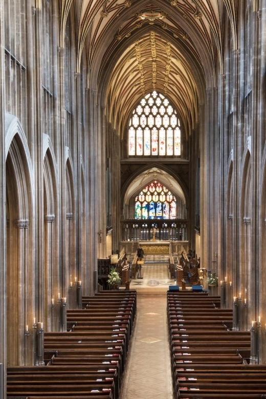St Mary Redcliffe Church Bristol: Guided Tour - The long view beneath 1,200 roof bosses