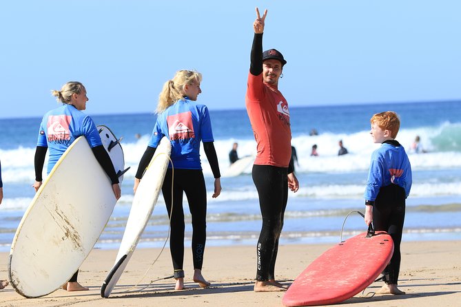 Surf Lesson - Your first attempts at standing