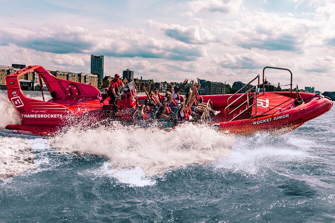 Thames High-Speed Zone Speedboat in London - From Canary Wharf to Greenwich