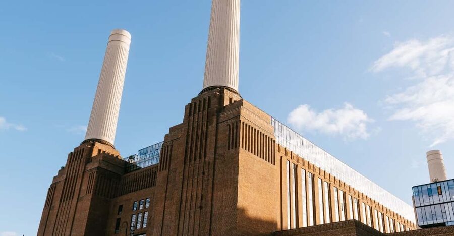 The Chimney Lift at Battersea Power Station - What you see from the top