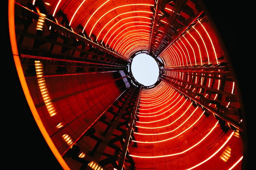 The Chimney Lift at Battersea Power Station - Generating power with a giant touchscreen