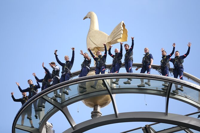 The Dare Skywalk Climb - Getting kitted up at Basecamp