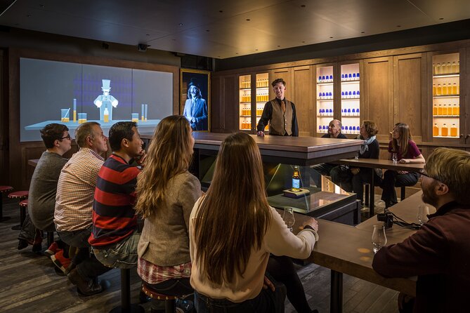 The Scotch Whisky Experience Guided Whisky Tour - An Introduction to Whisky - The tasting is small but well chosen for beginners