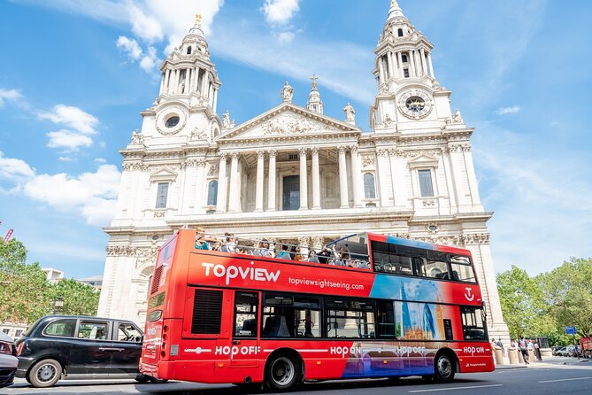 TopView® 48 Hr Hop on Hop off Bus Tour with River Cruise & Walks - Start in the West End at Marble Arch