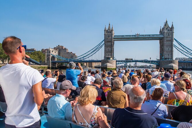Tower Bridge River Sightseeing Cruise from Westminster - Live commentary, audio options, and the crew