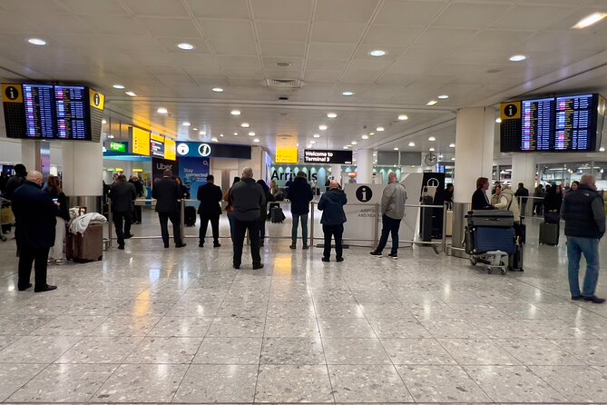 Transfer from Heathrow Airport to London or London to Heathrow - Flight monitoring and the 75-minute rule