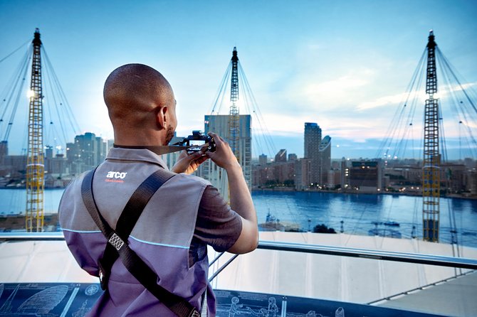 Up at The O2: Daytime Climb with Guided Tour with Panoramic Views - Reaching the 360-degree summit