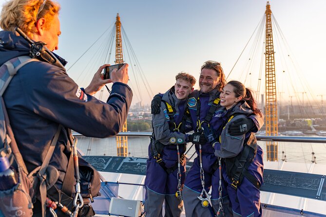 Up at The O2: Sunset Climb with Guided Tour with Panoramic Views - What the 90-minute climb feels like