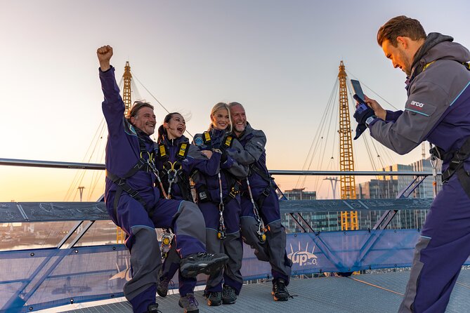 Up at The O2: Sunset Climb with Guided Tour with Panoramic Views - What is included, and what costs more