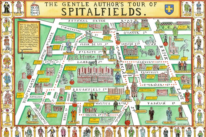 Walking Tour around Spitalfields in the East End of London - The famous thoroughfare and its uncertain future