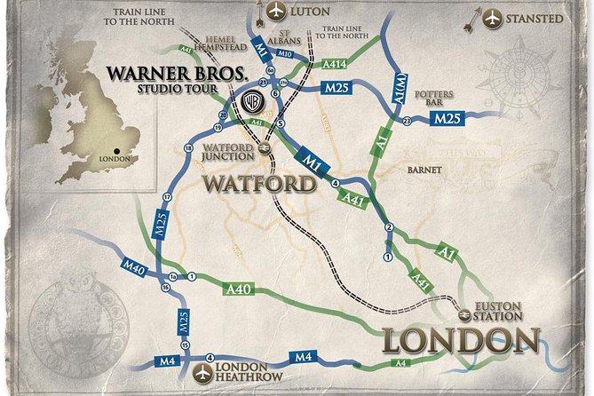 Warner Bros. Studio Tour with Transportation from London - Starting at Bulleid Way in London