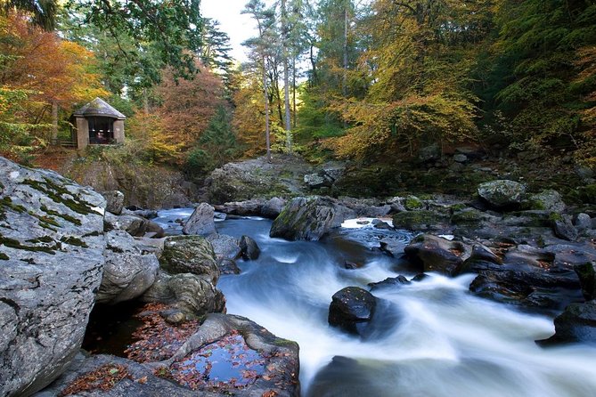 Waterfalls, Warriors & Whisky Adventure Day Tour from Edinburgh - The Hermitage supplies the walk and waterfall