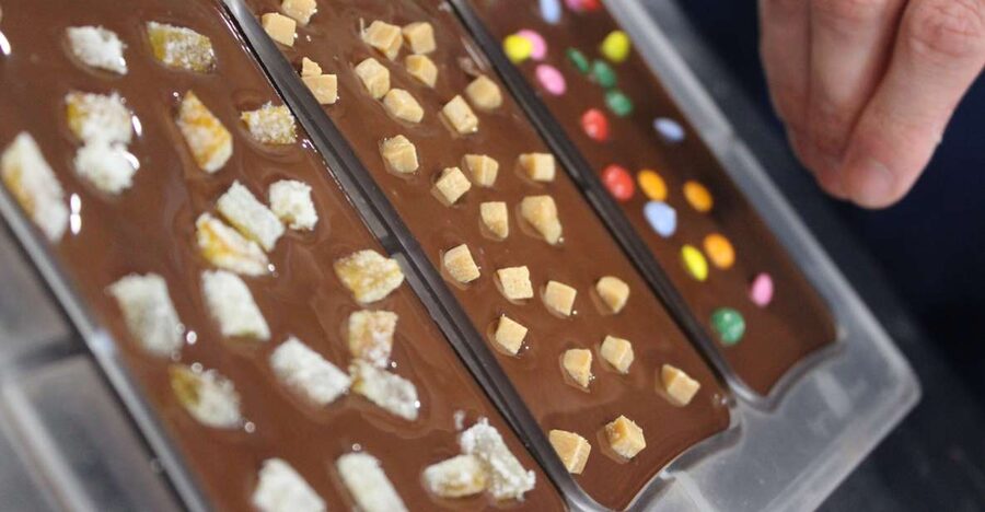 York: Chocolate Bar Making Workshop at York Cocoa Works - Setting, wrapping, and taking home 200g