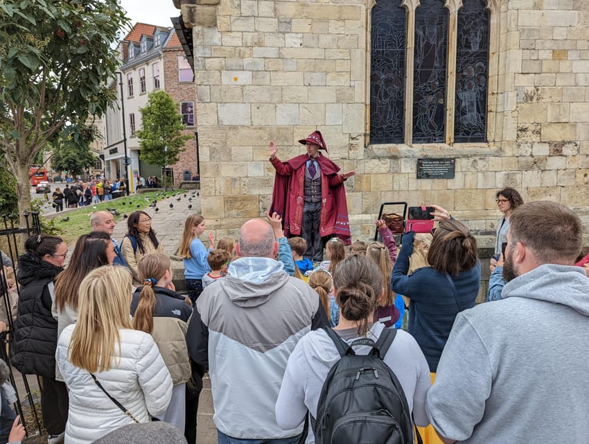 York: Wizard Walk of York Tour - Magic, Comedy & Family Fun - York Minster, St. William’s College, and Bedern Hall